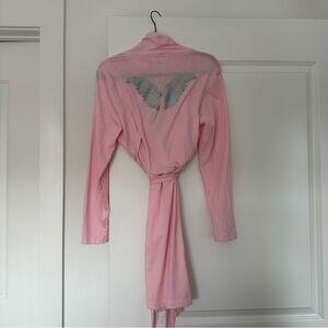 Victoria’s Secret Fashion Show 2010 Pink Wings Vintage Wrap Waist Robe- One Size